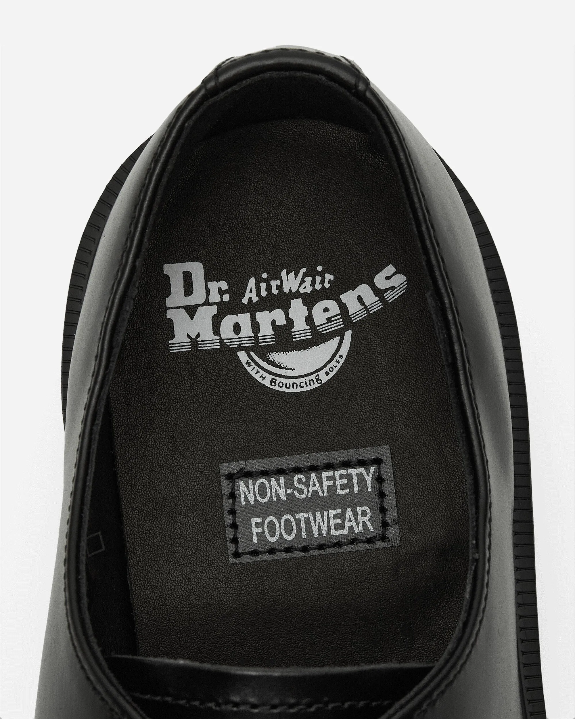 1461 Analine Leather Steel Toe Shoes Black