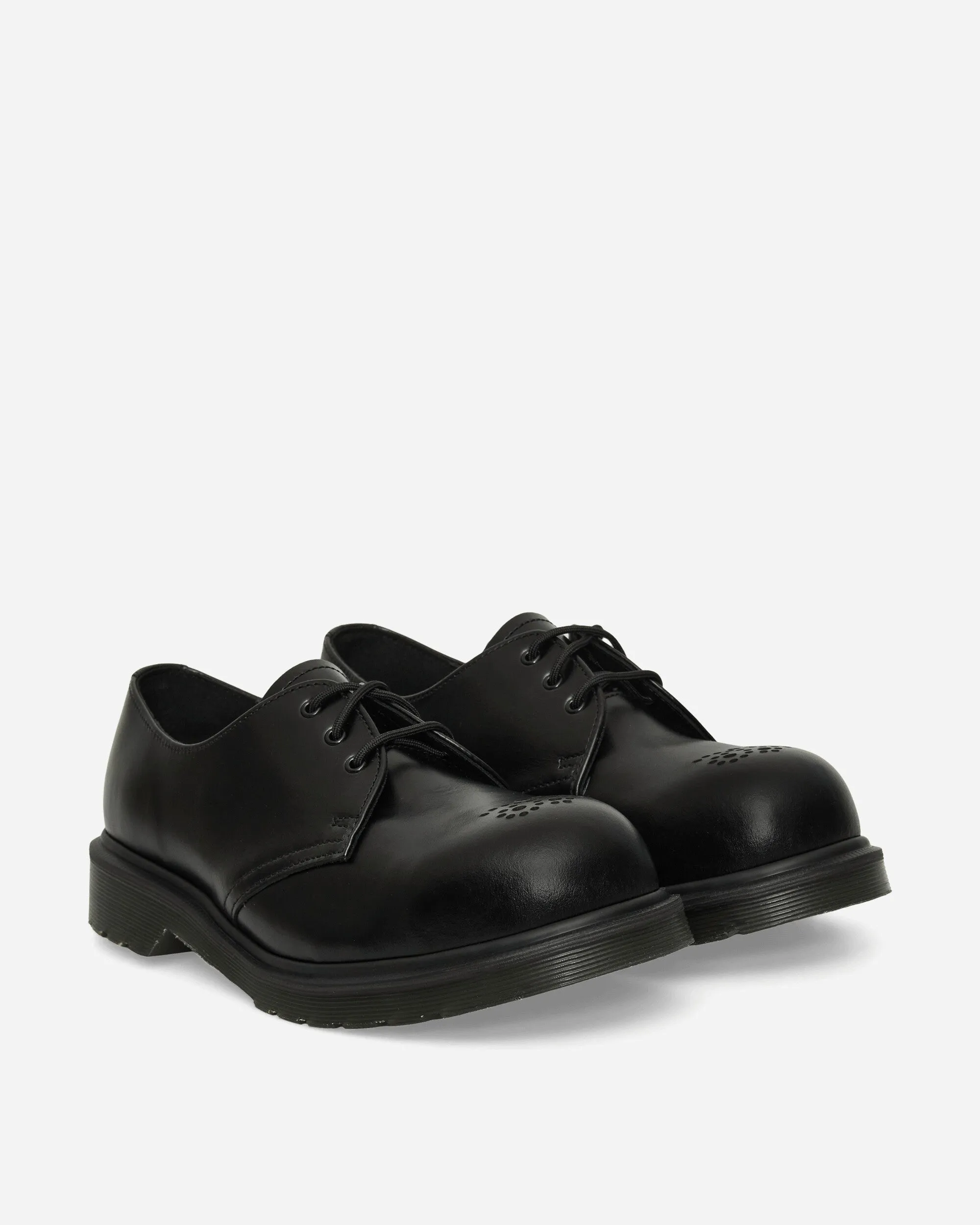 1461 Analine Leather Steel Toe Shoes Black