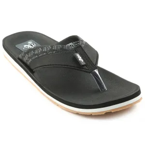 A-HA Casual Black Flip Flops For Men ANCO-03 By Liberty
