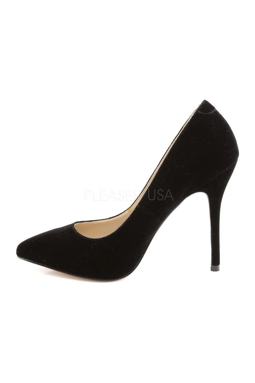 AMUSE-20 Pump  | Black Fabric