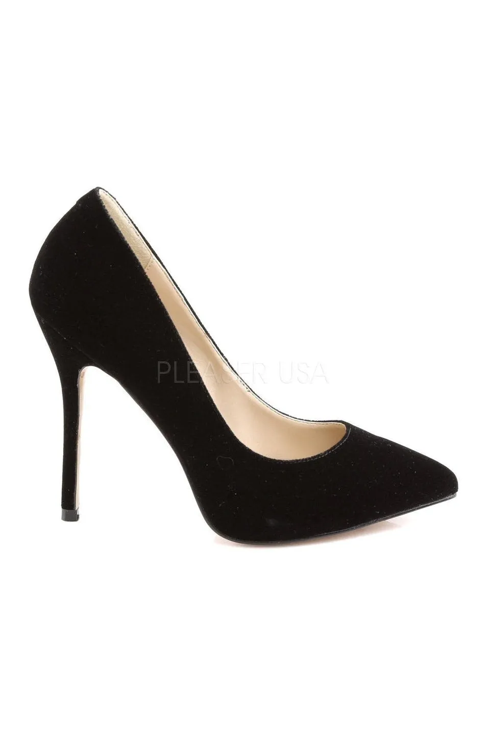 AMUSE-20 Pump  | Black Fabric