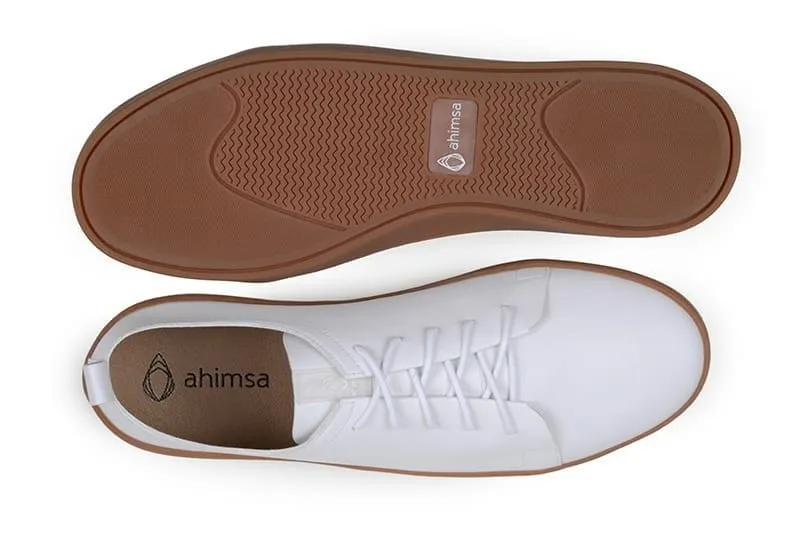Andy Unisex Vegan Leather Sneakers | White