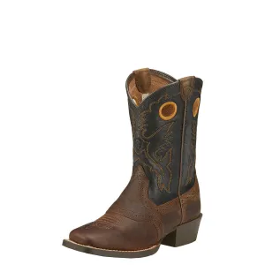 Ariat KIDS' Youth Distressed Brown Roughstock CowboyBoots 10016239
