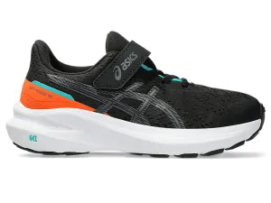 ASICS KID'S GEL GT 13 1000 HOOK N' LOOP BLACK/CARBON RUNNING SHOES