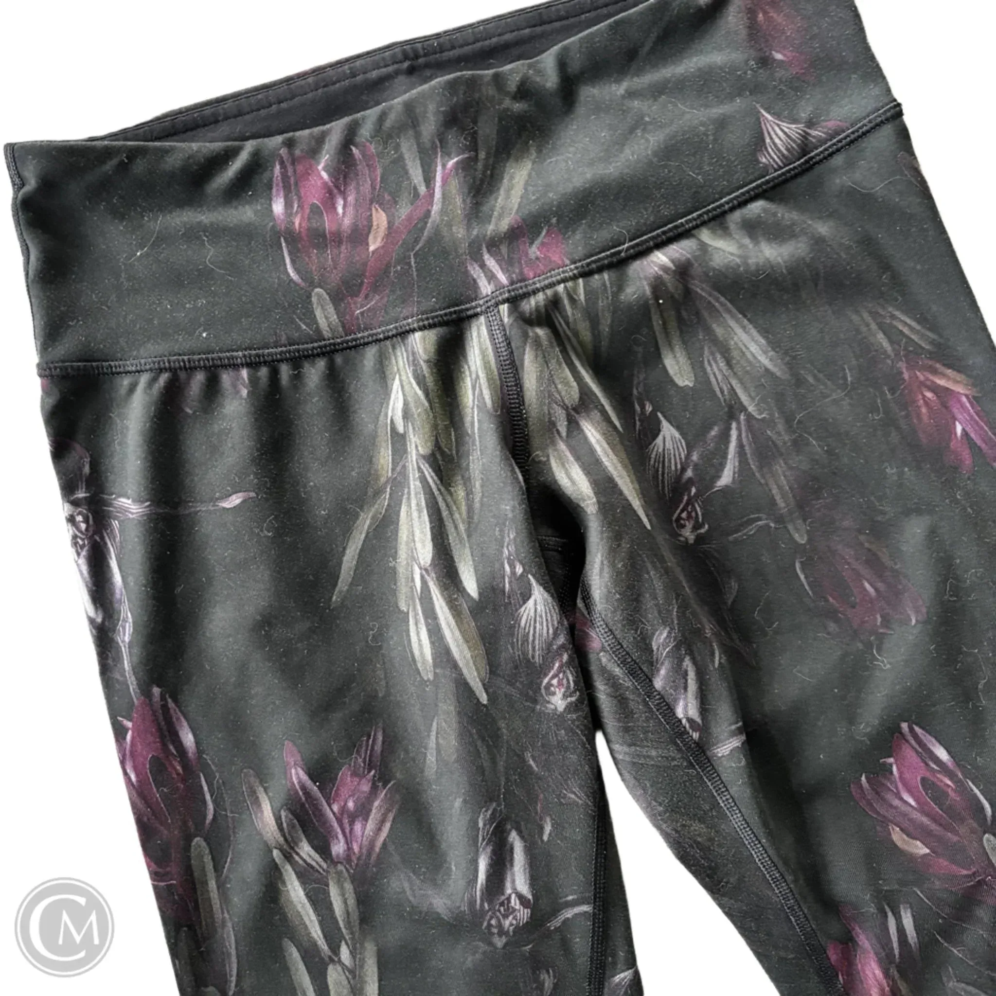 Athletic Leggings By Lululemon In Green, Size: S