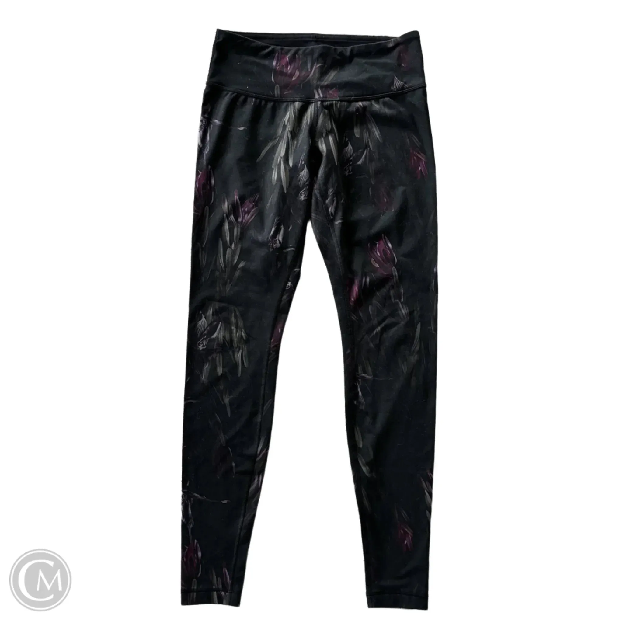 Athletic Leggings By Lululemon In Green, Size: S