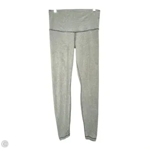 Athletic Leggings By Lululemon In Grey, Size: 10