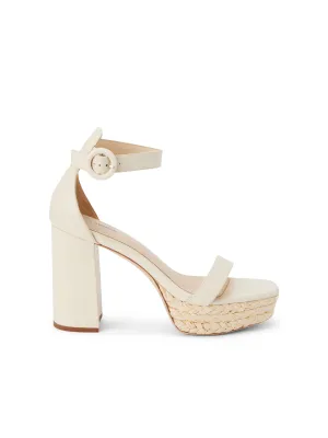 Avia Leather Platform Heeled Sandal