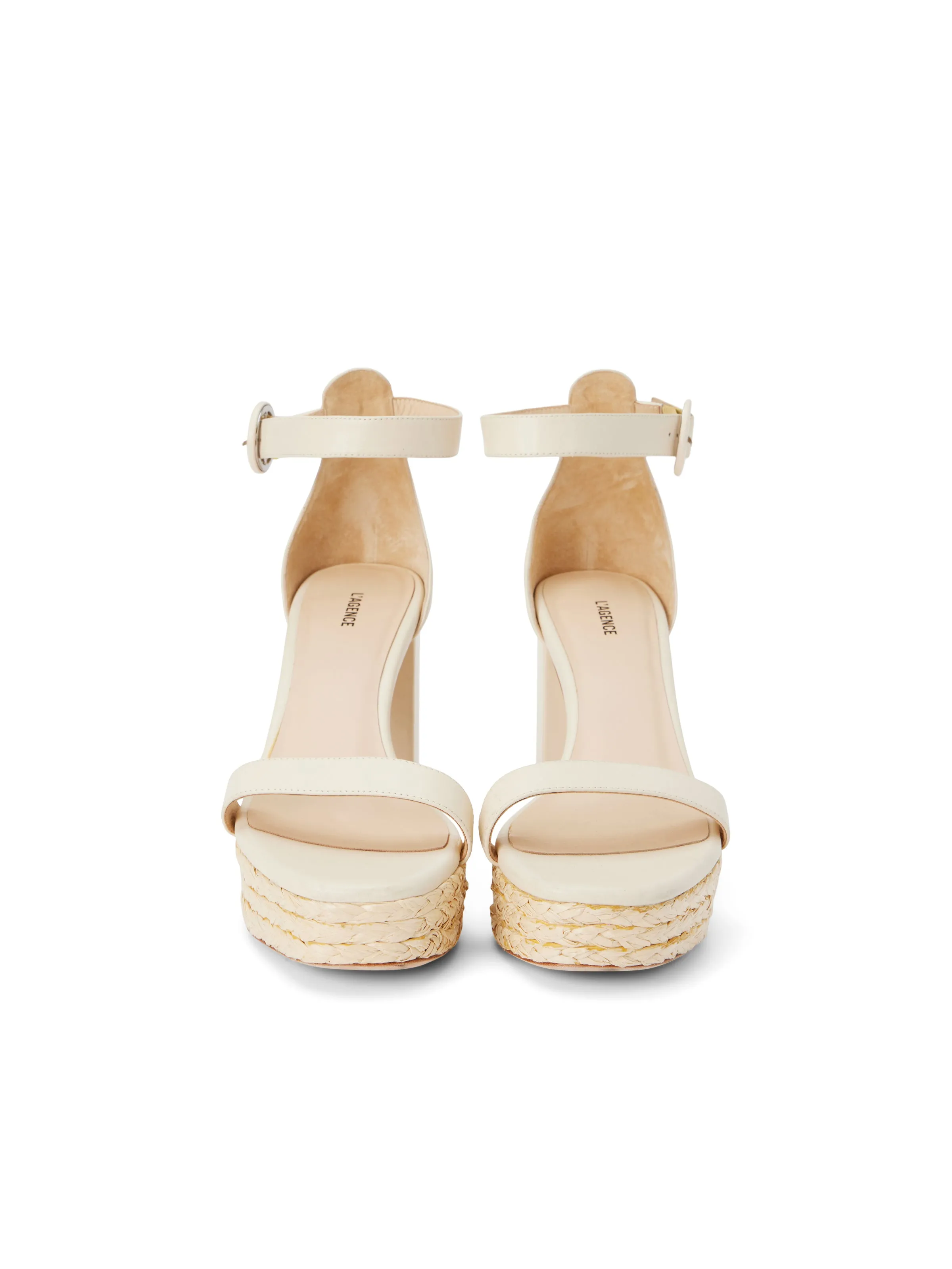 Avia Leather Platform Heeled Sandal