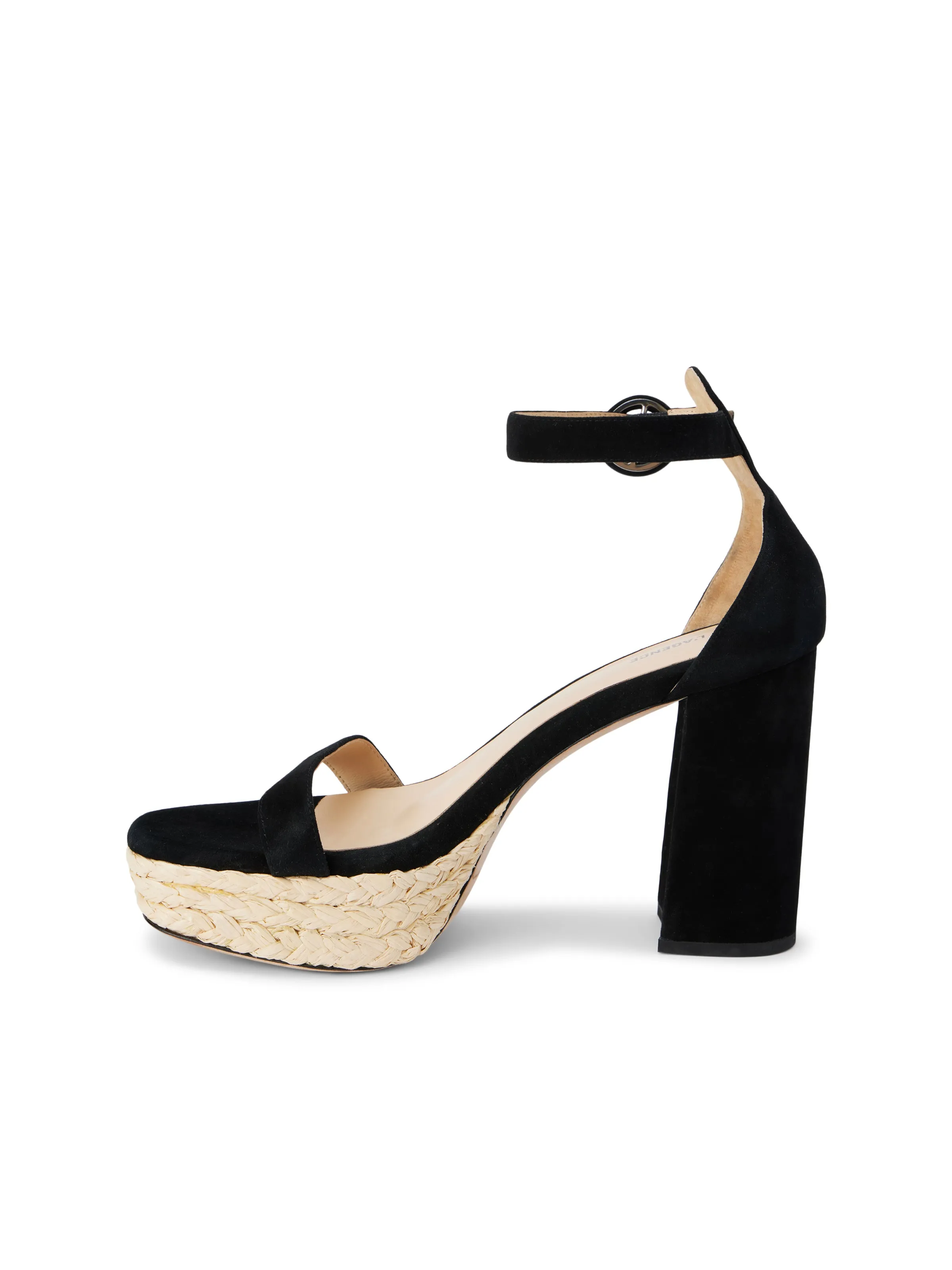 Avia Suede Platform Heeled Sandal