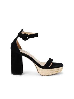 Avia Suede Platform Heeled Sandal
