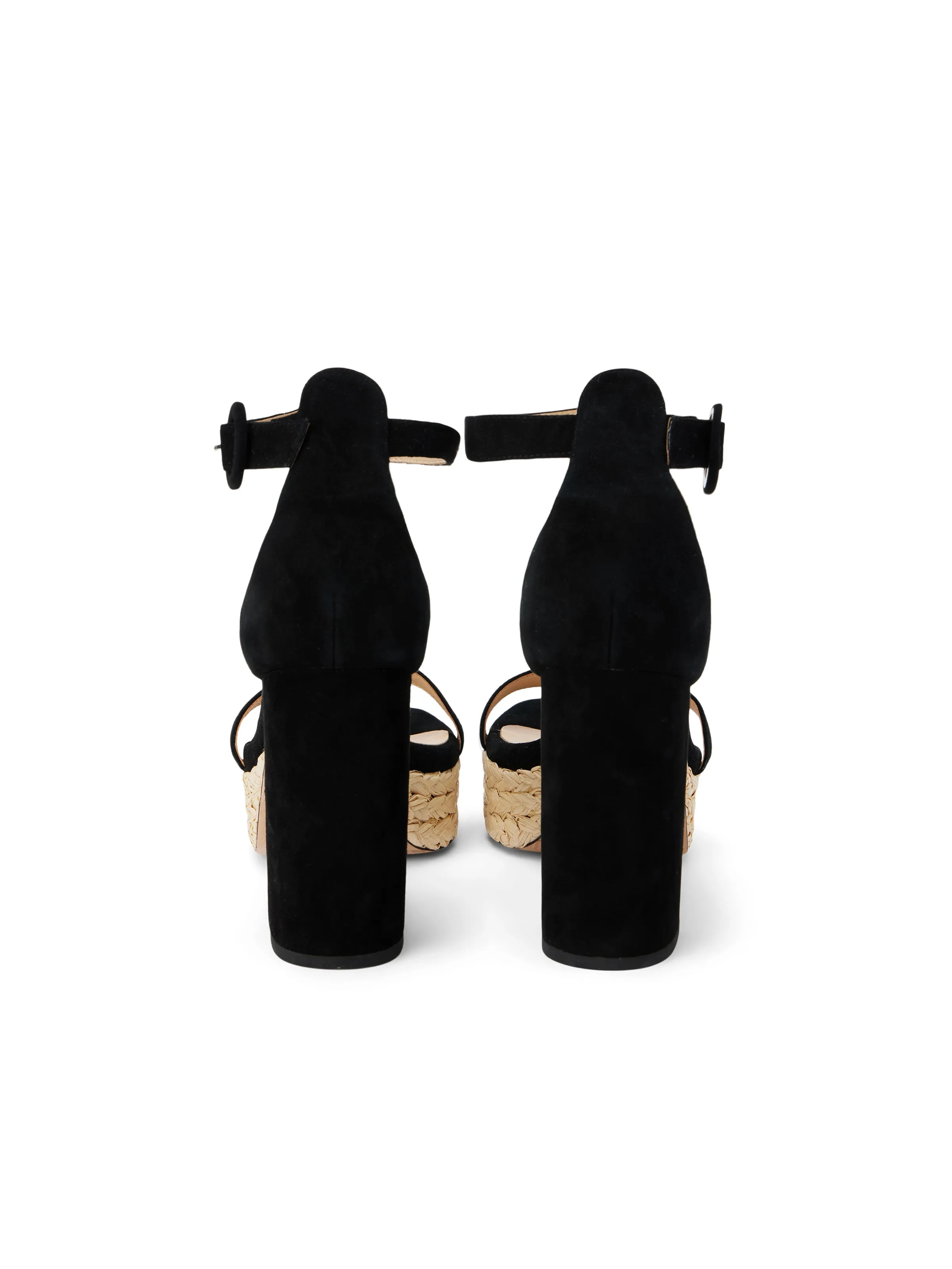 Avia Suede Platform Heeled Sandal