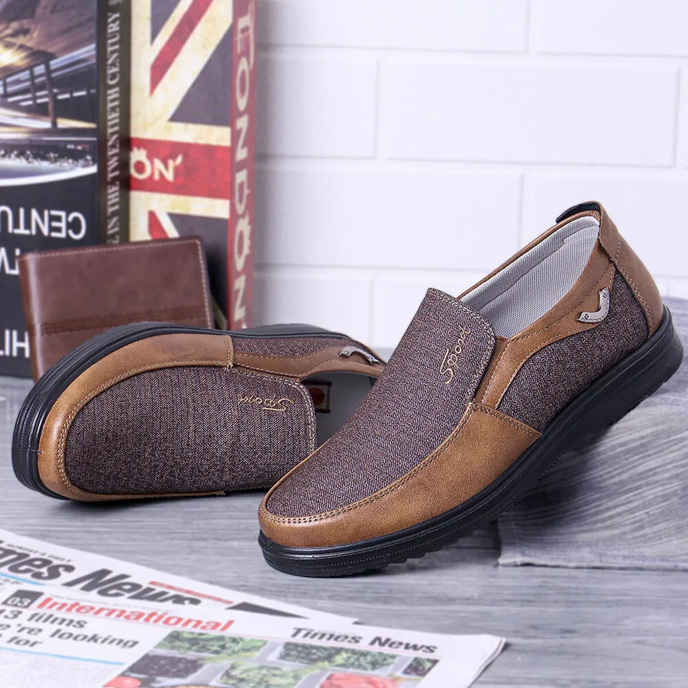 Casual Lightweight Slip On Men Dress Shoes