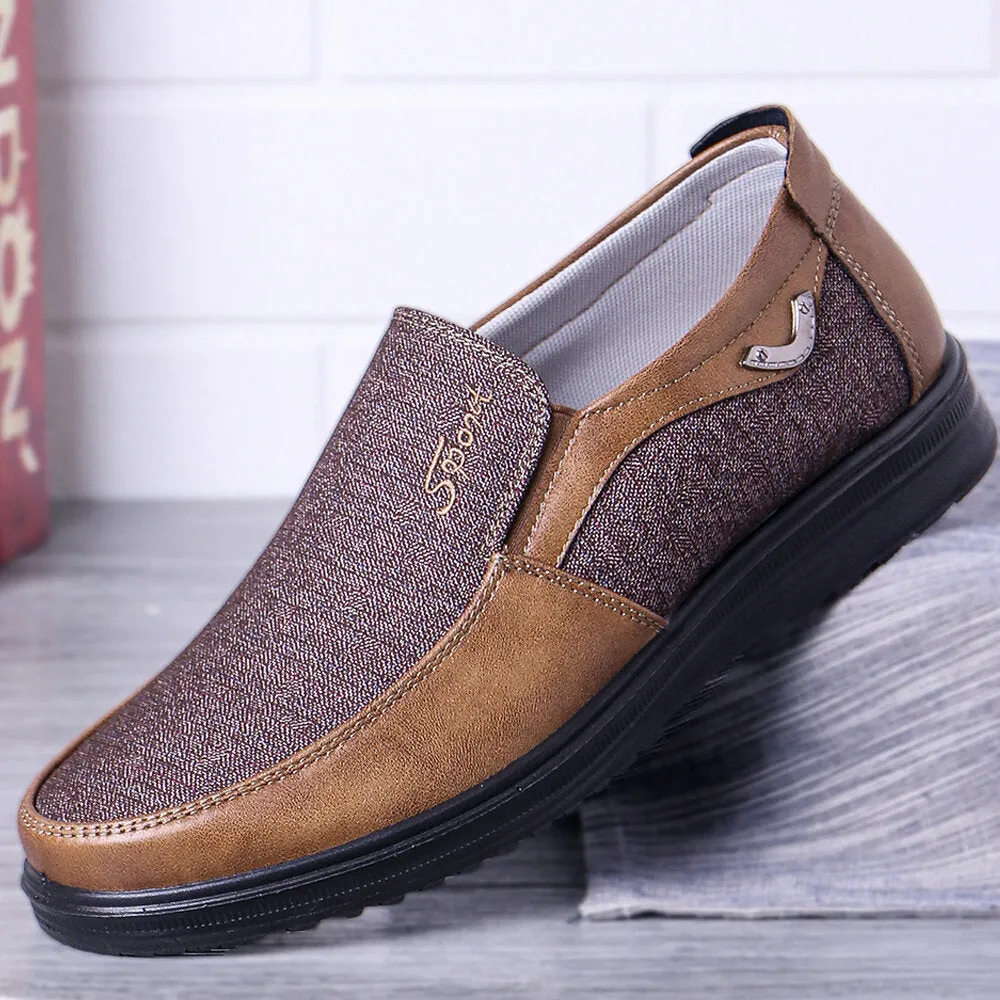 Casual Lightweight Slip On Men Dress Shoes