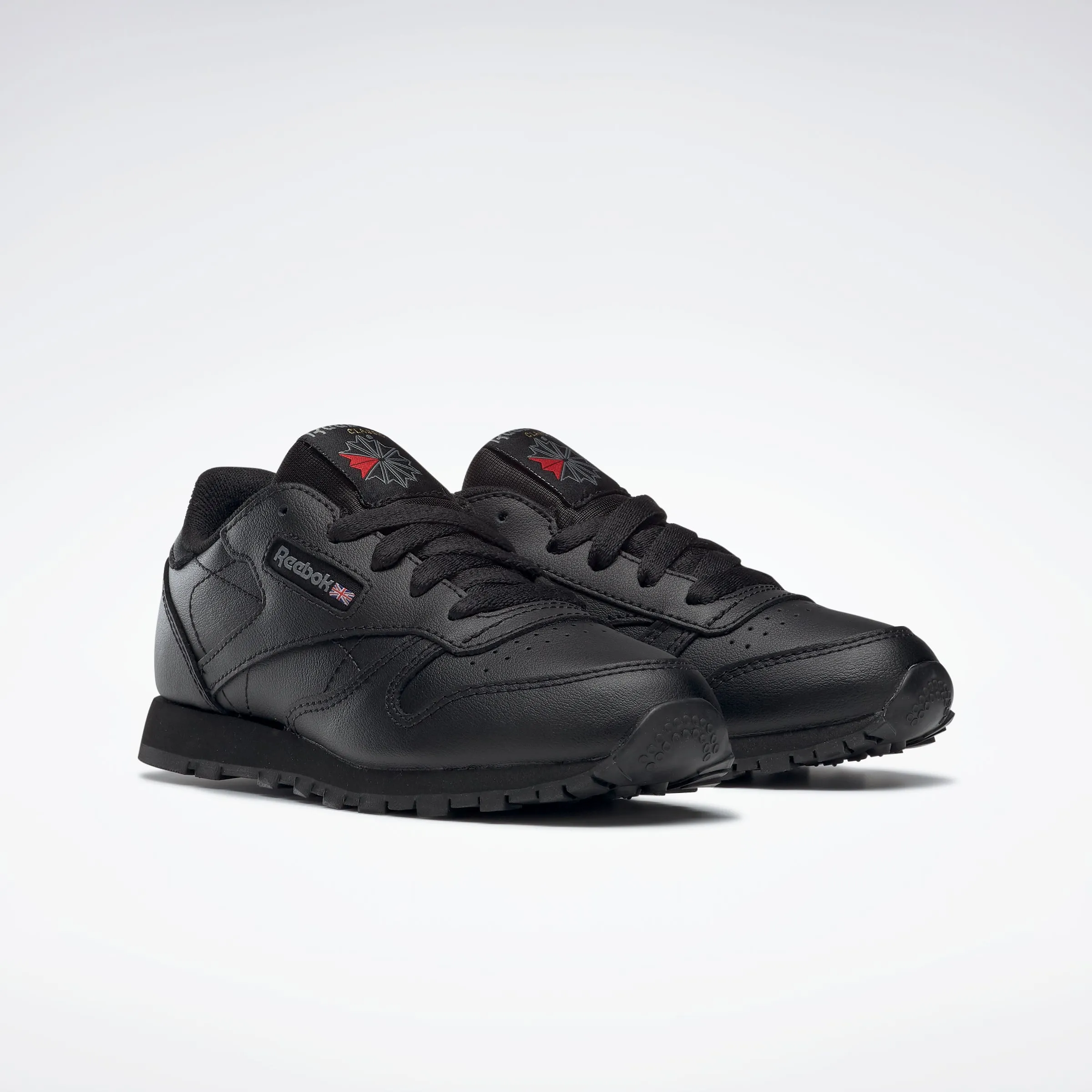 Classic Leather Shoes - Little Kids Black