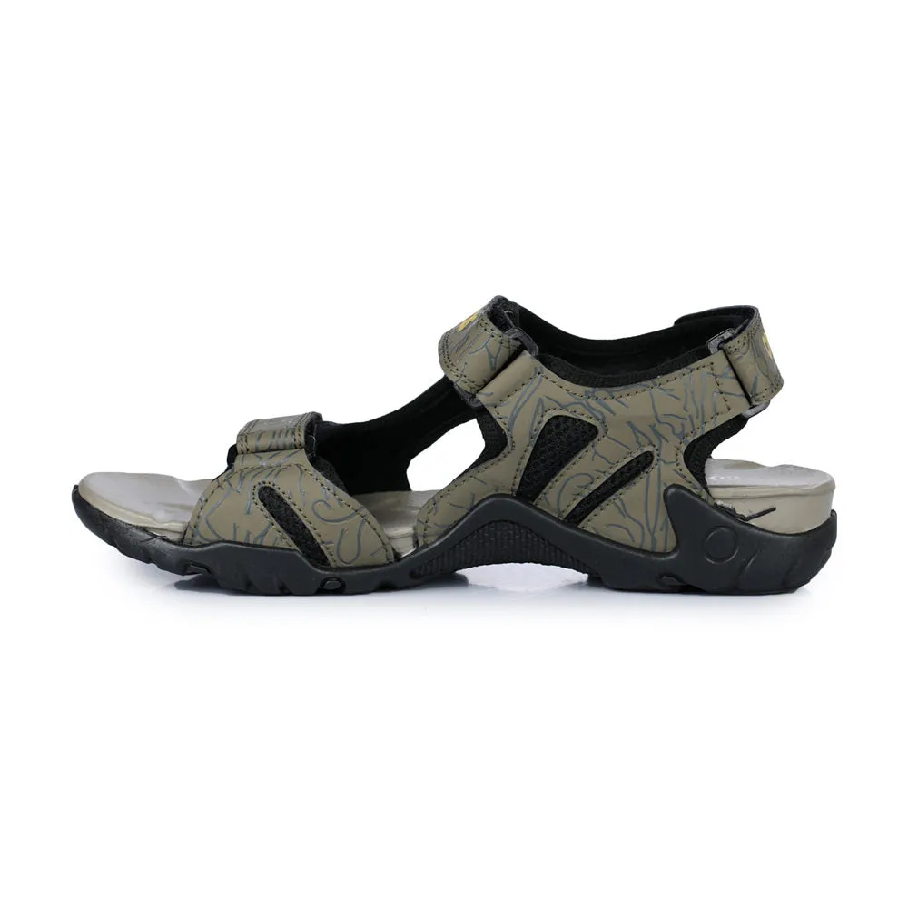 Coolers Sporty Olive Green Sandals For Men 8141-05 By Liberty