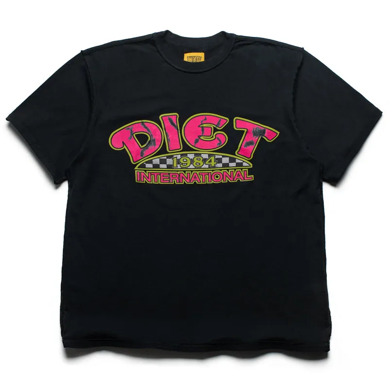 Diet Starts Monday Diet Intl Tee - Vintage Black/Pink