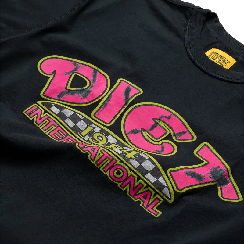 Diet Starts Monday Diet Intl Tee - Vintage Black/Pink