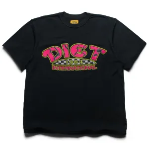 Diet Starts Monday Diet Intl Tee - Vintage Black/Pink