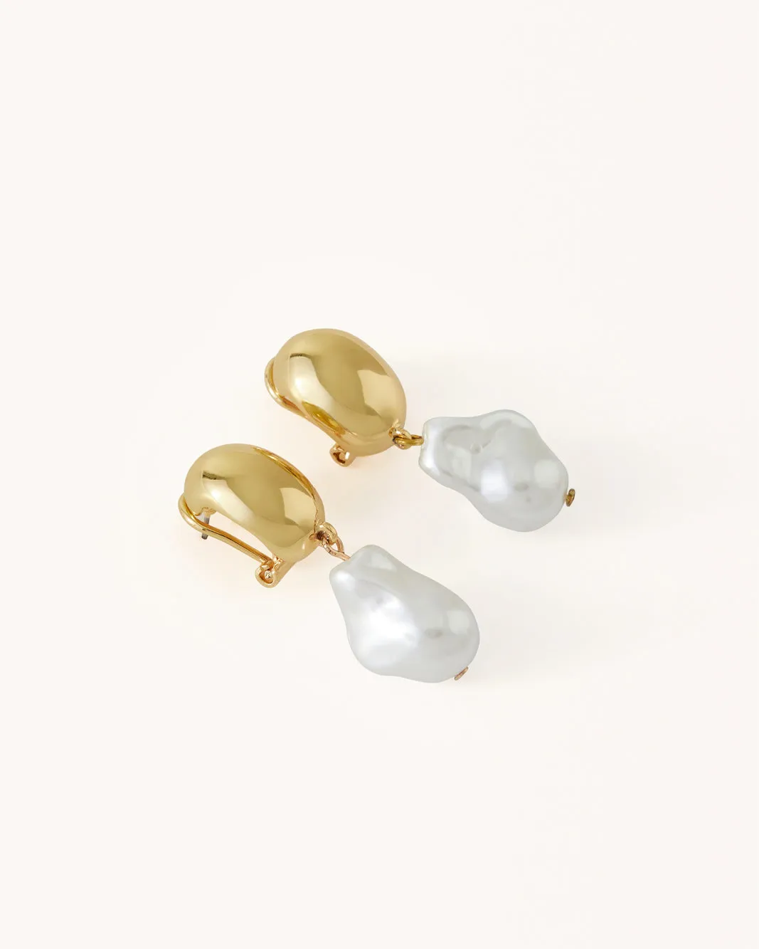 ELLE EARRING - GOLD-PEARL