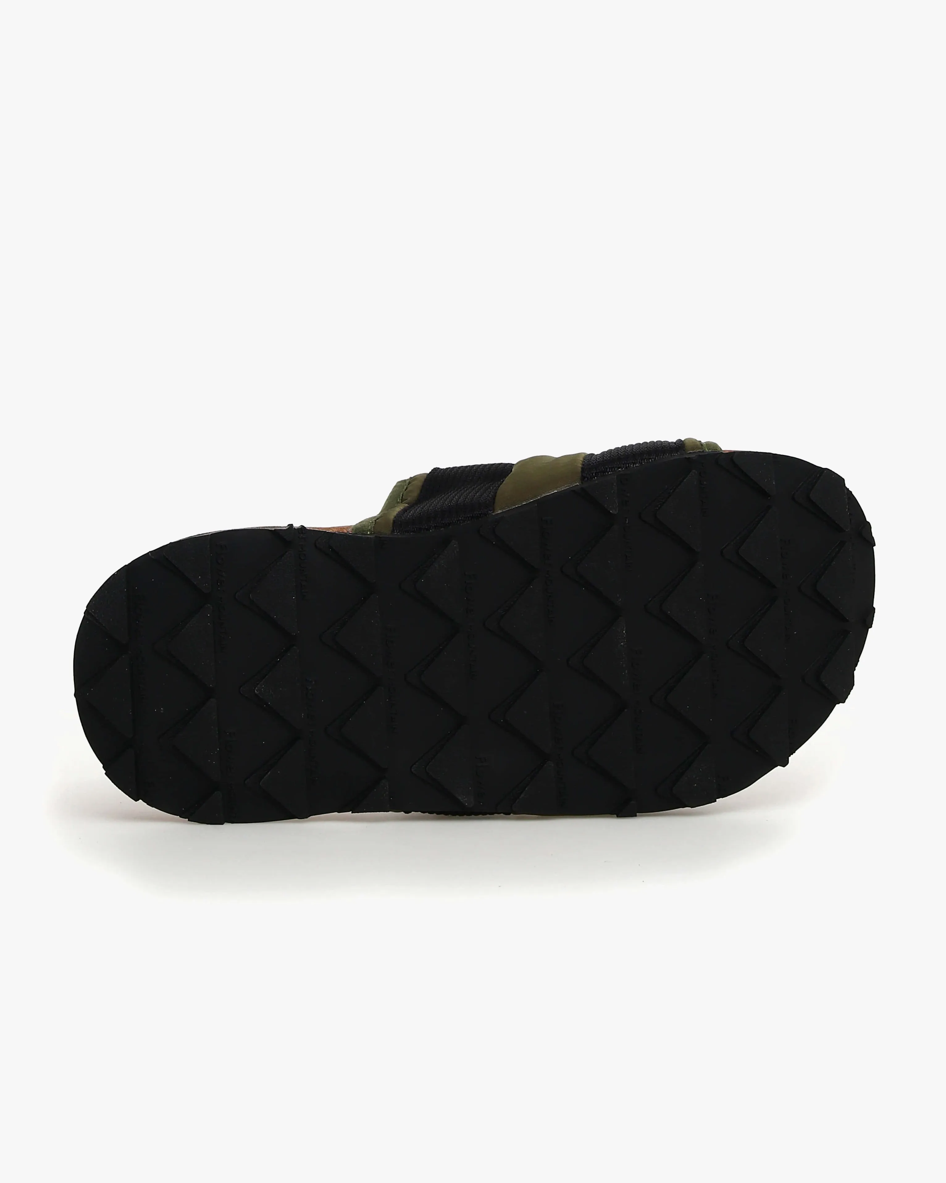 Flower Mountain Niwa Slipper Sandals - Khaki / Black