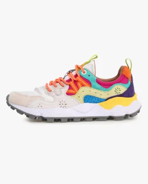 Flower Mountain Womens Yamano 3 Suede & Nylon - Pink / White