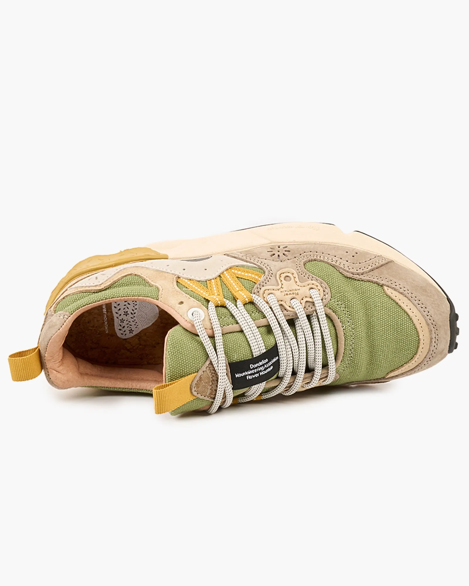 Flower Mountain Yamano 3 Suede & Canvas - Light Brown / Militare