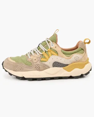 Flower Mountain Yamano 3 Suede & Canvas - Light Brown / Militare