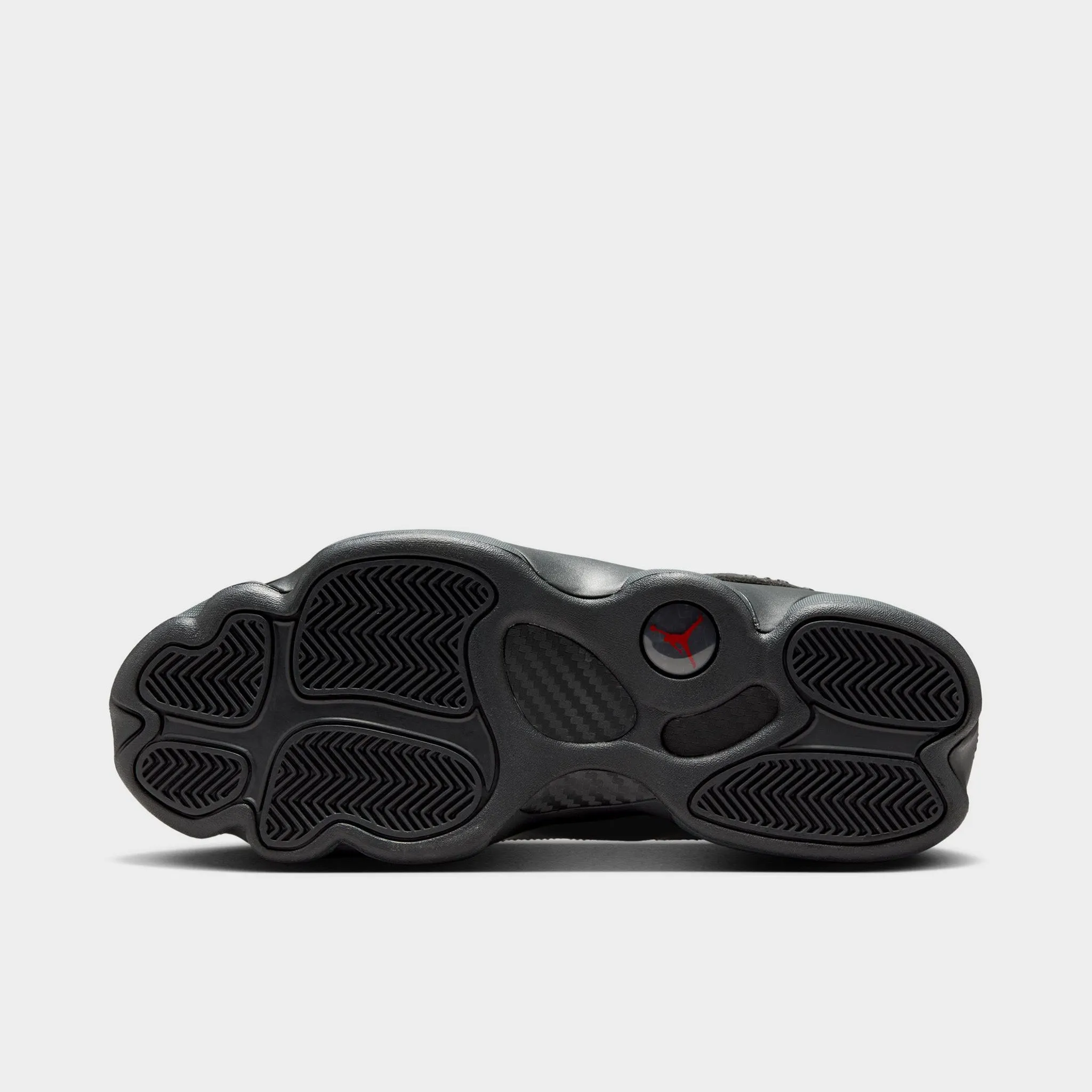 Jordan 6 Rings Black / Fire Red - Anthracite
