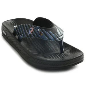 Leap7x Black Casual Flip Flop For Men NITWALK-1 By Liberty