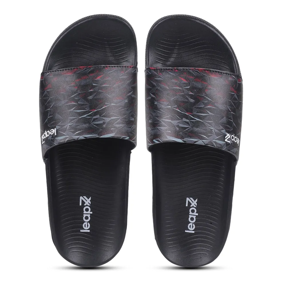 Leap7x By Liberty Men NITWALK-2 Black Casual Slides