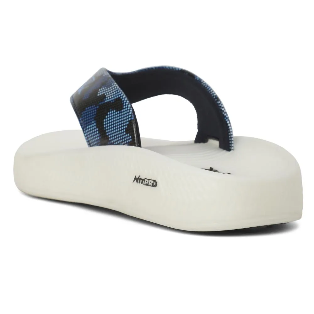 Leap7x By Liberty NITWALK-3 Casual Slides For Mens (Teal Blue)