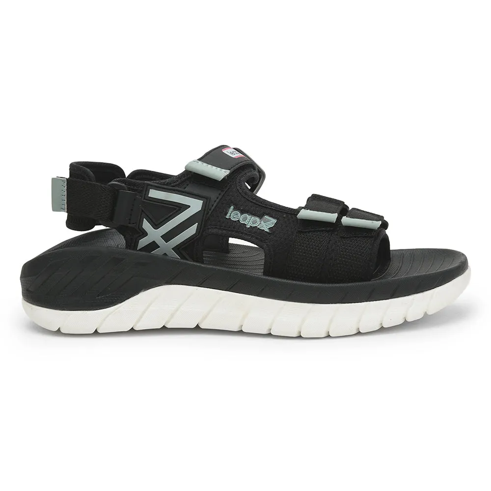 Leap7x Casual Sandal For Men (Black) EVERLAST-1 By Liberty