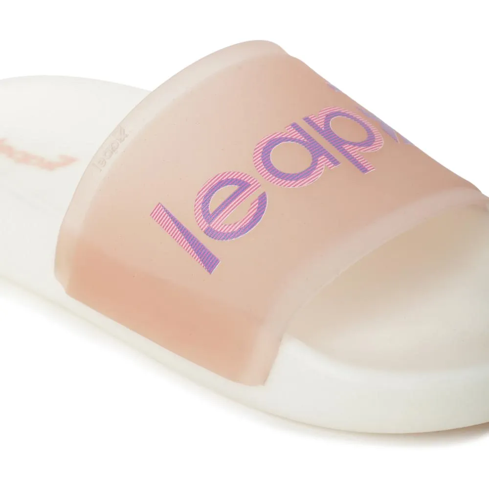Leap7x NITPRO Casual Peach Slides For Women NITWALK-L9 By Liberty