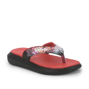 Lucy & Luke (Black) Casual Flip-Flop For Kids HIPPO-30T By Liberty