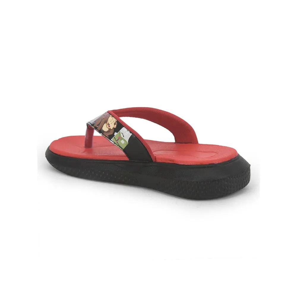 Lucy & Luke (Black) Casual Flip-Flop For Kids HIPPO-30T By Liberty