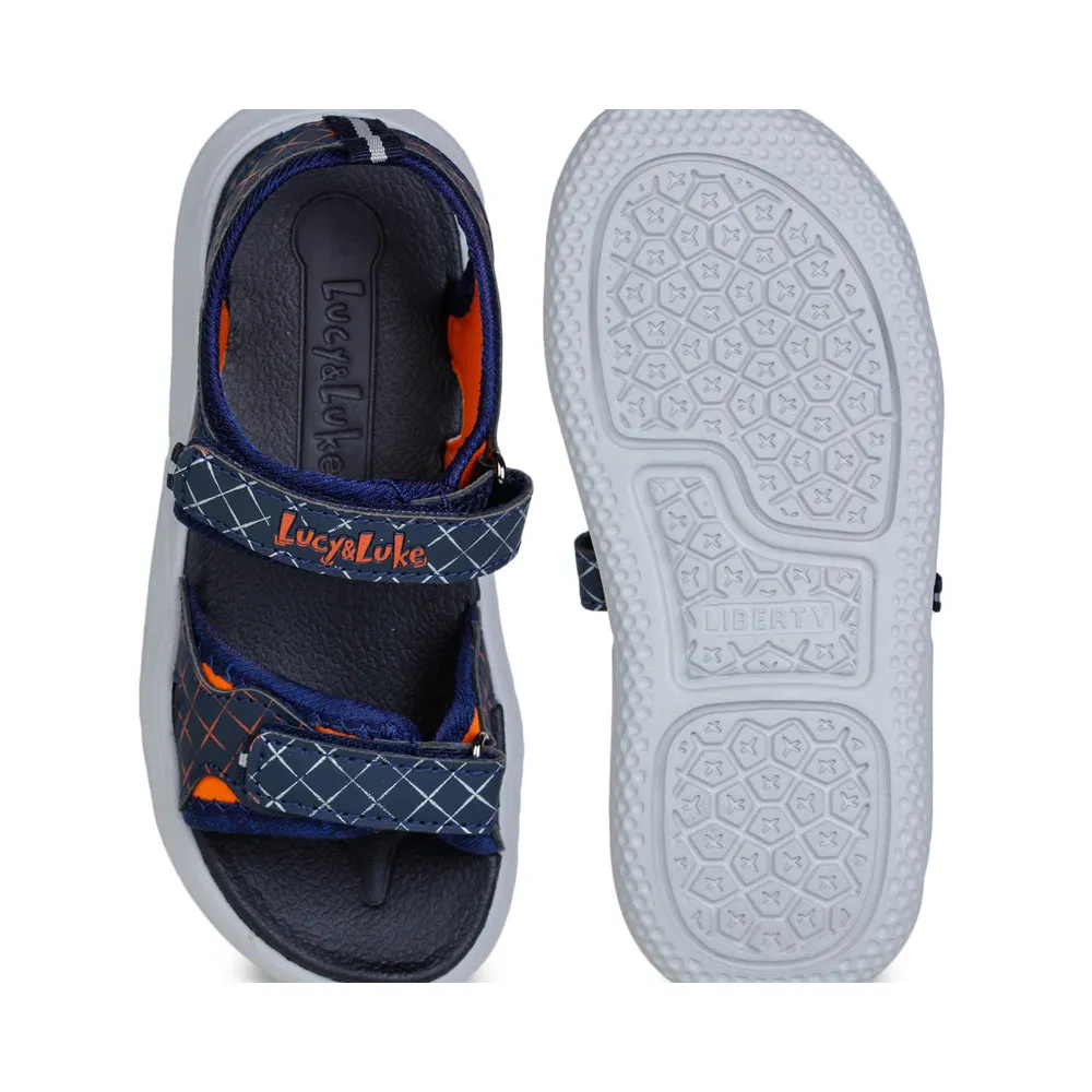 Lucy & Luke (Blue) Casual Sandal For Kids Hippo-4 By Liberty