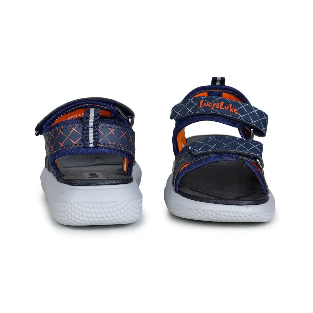 Lucy & Luke (Blue) Casual Sandal For Kids Hippo-4 By Liberty