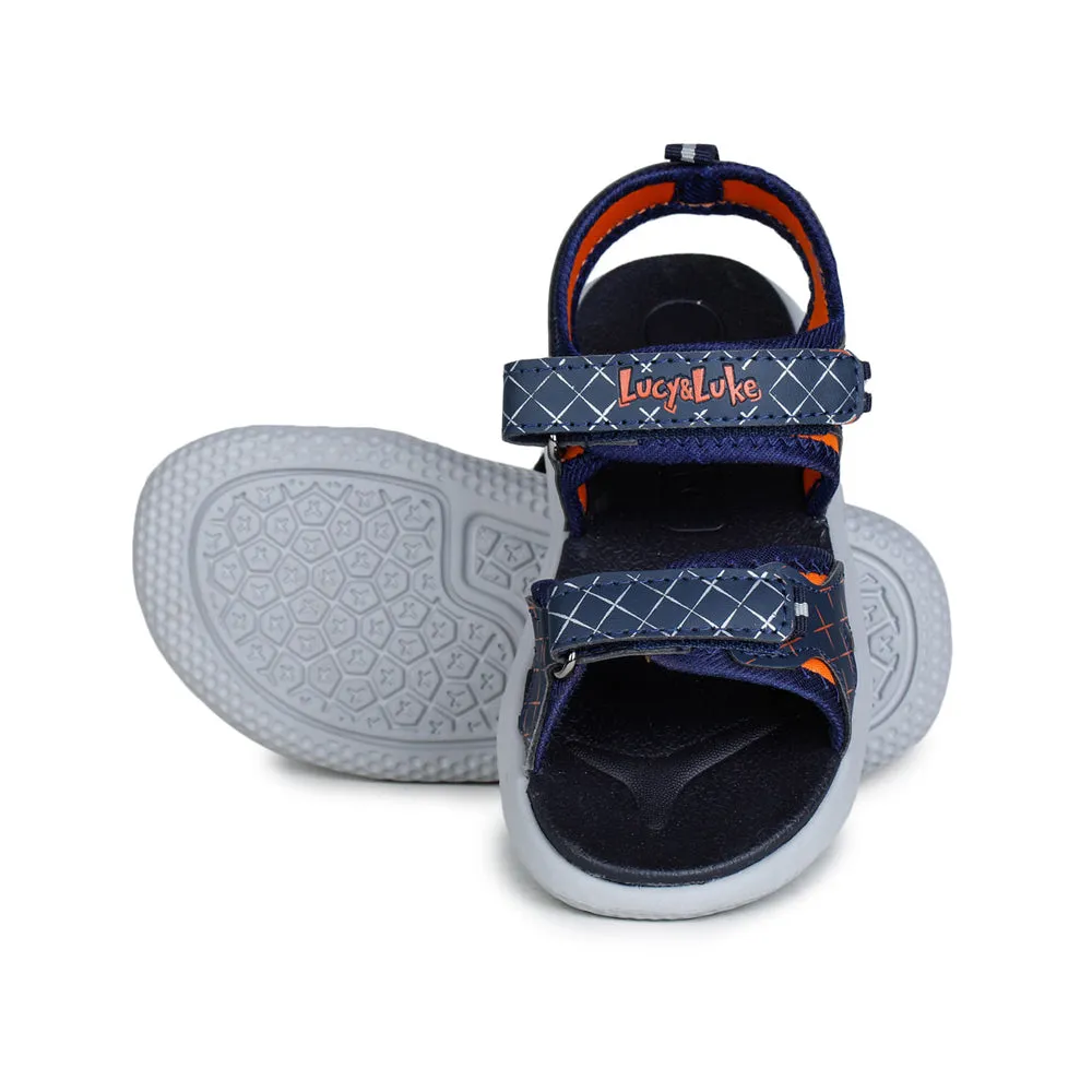 Lucy & Luke (Blue) Casual Sandal For Kids Hippo-4 By Liberty