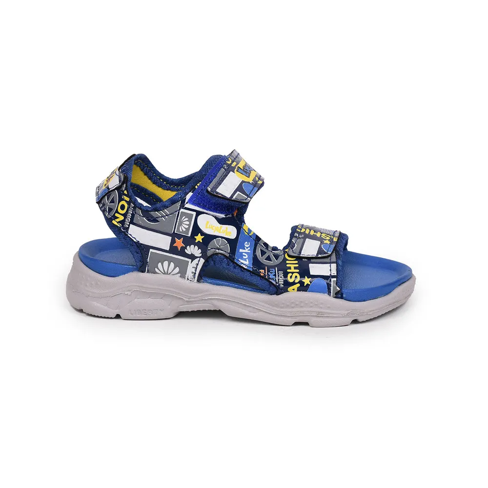 Lucy & Luke (Blue) Casual Sandal For Kids RICKY-2 By Liberty