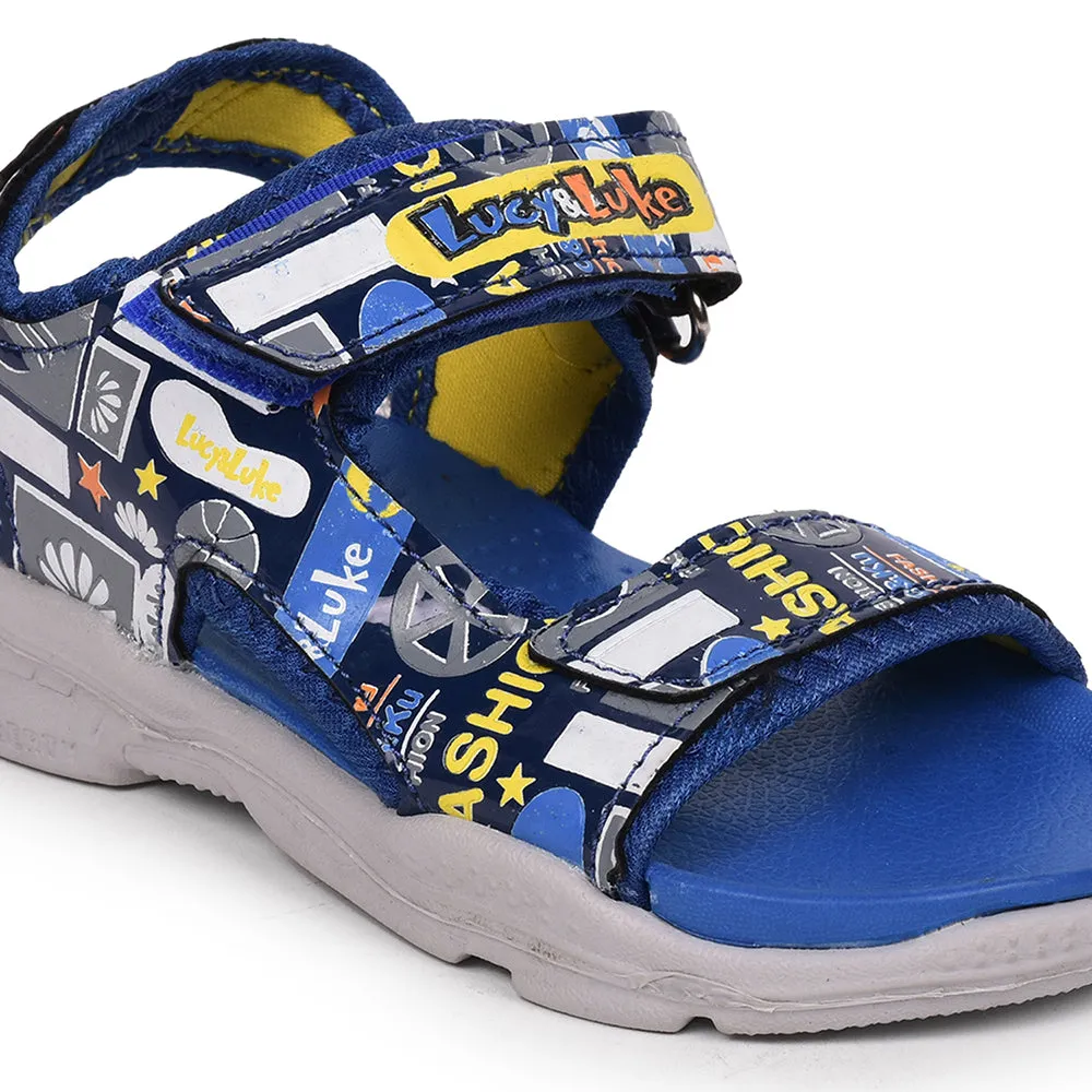 Lucy & Luke (Blue) Casual Sandal For Kids RICKY-2 By Liberty