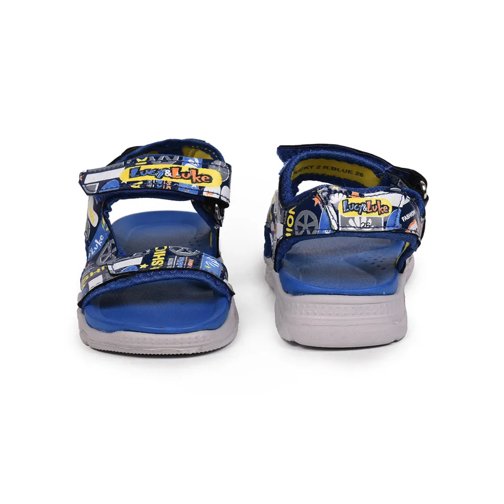 Lucy & Luke (Blue) Casual Sandal For Kids RICKY-2 By Liberty