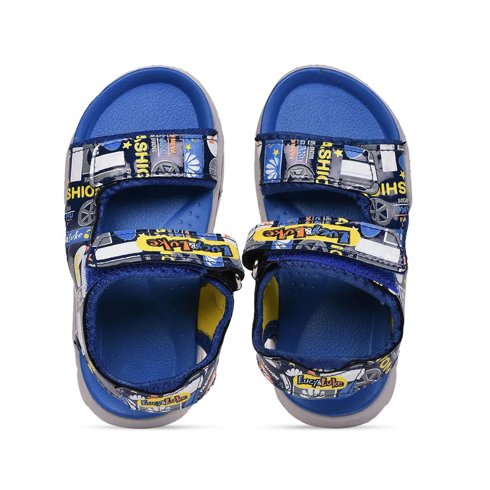 Lucy & Luke (Blue) Casual Sandal For Kids RICKY-2 By Liberty