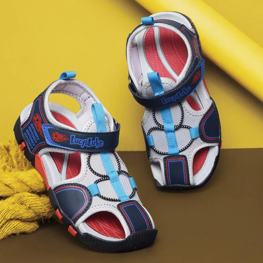 Lucy & Luke By Liberty Kids FLOATS-1 Grey Casual Sandal