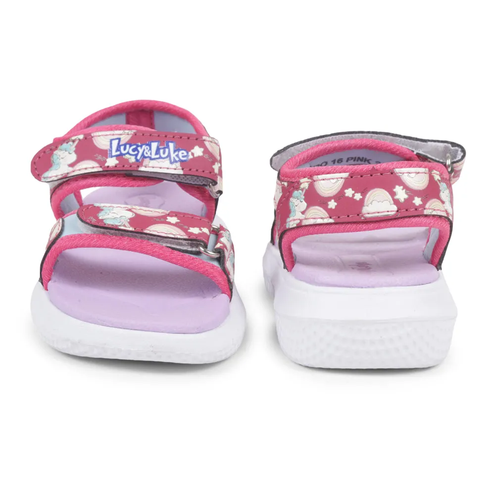 Lucy & Luke By Liberty Kids HIPPO-16 Pink Casual Sandal