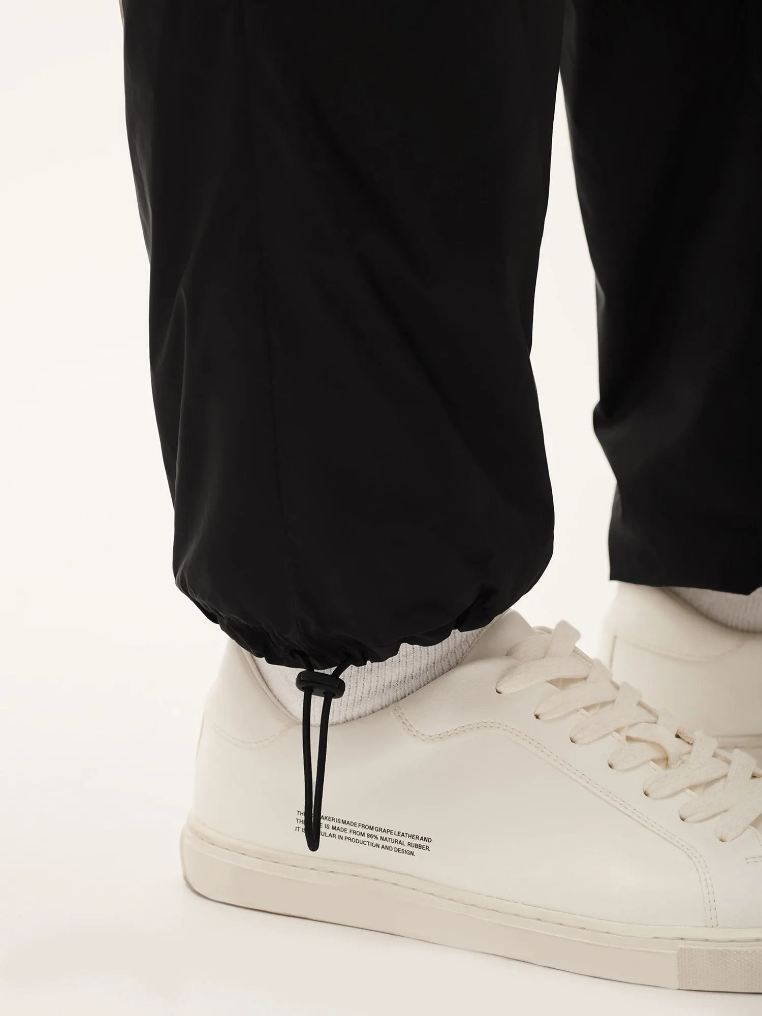 Mens DNA Recycled Nylon Track Pants—black