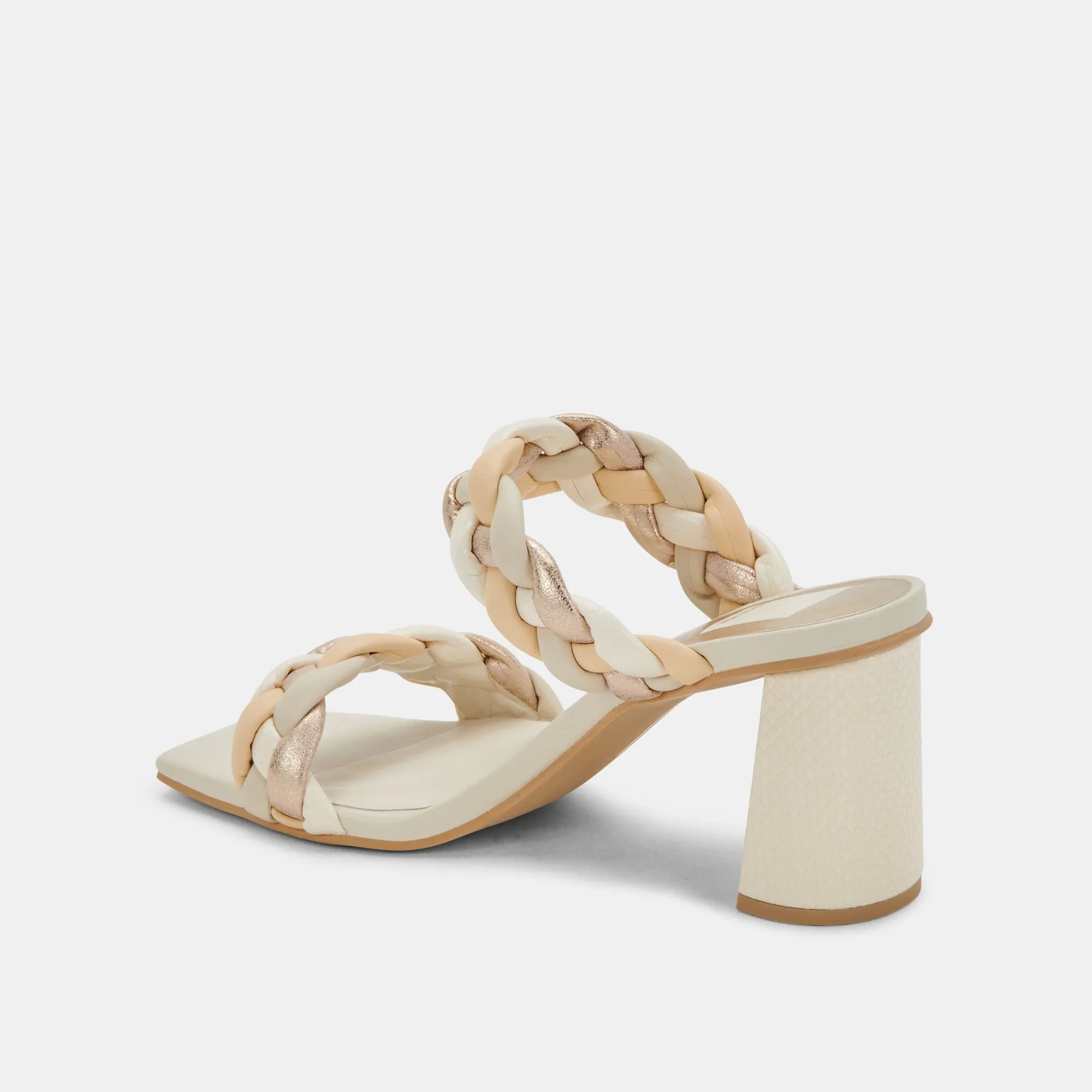 PAILY HEELS IVORY MULTI STELLA - re:vita