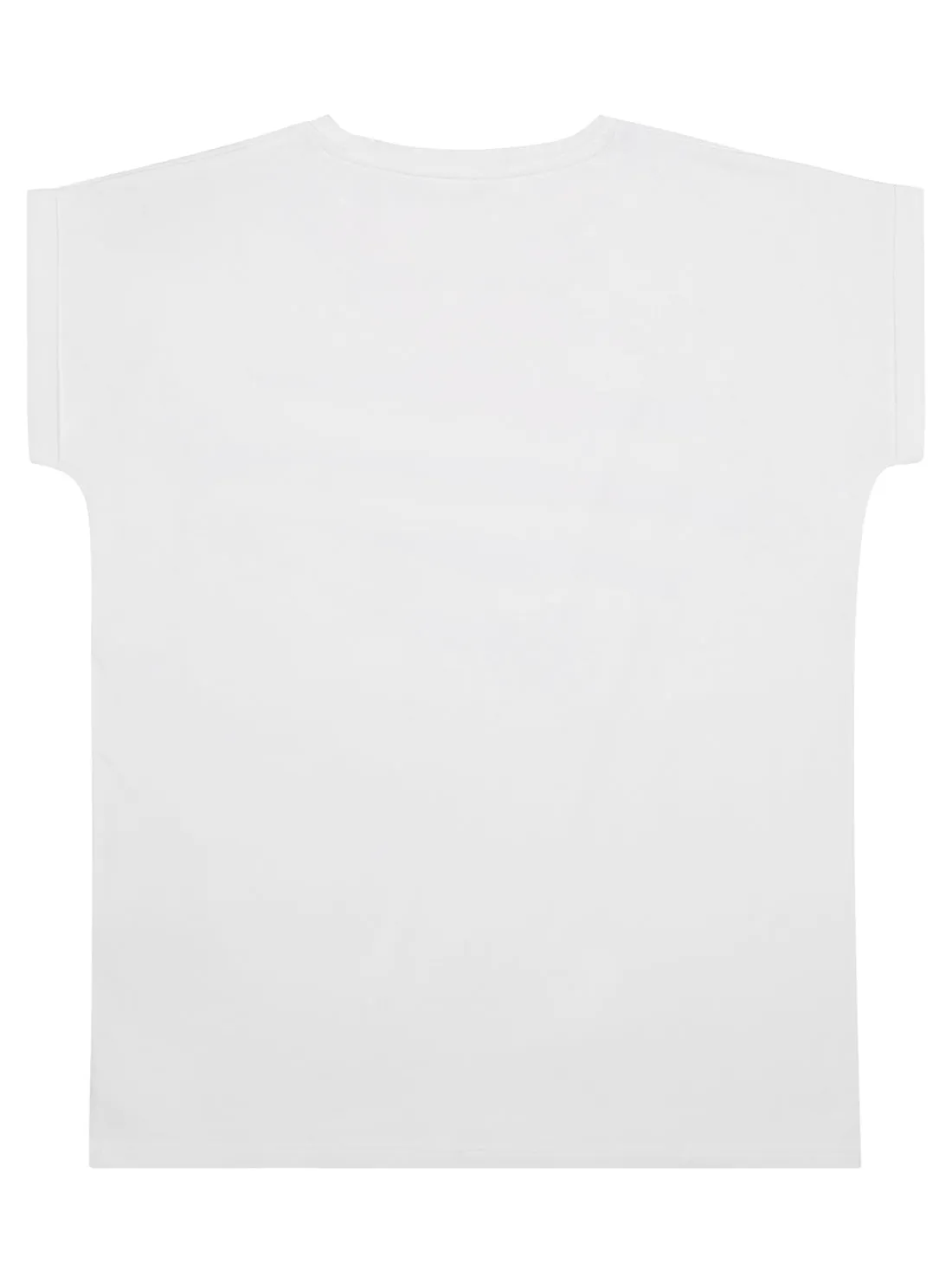 Pure White Metallic Logo T-Shirt (7-16)