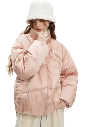 Rabbit Fur Lined Puffer Jacket