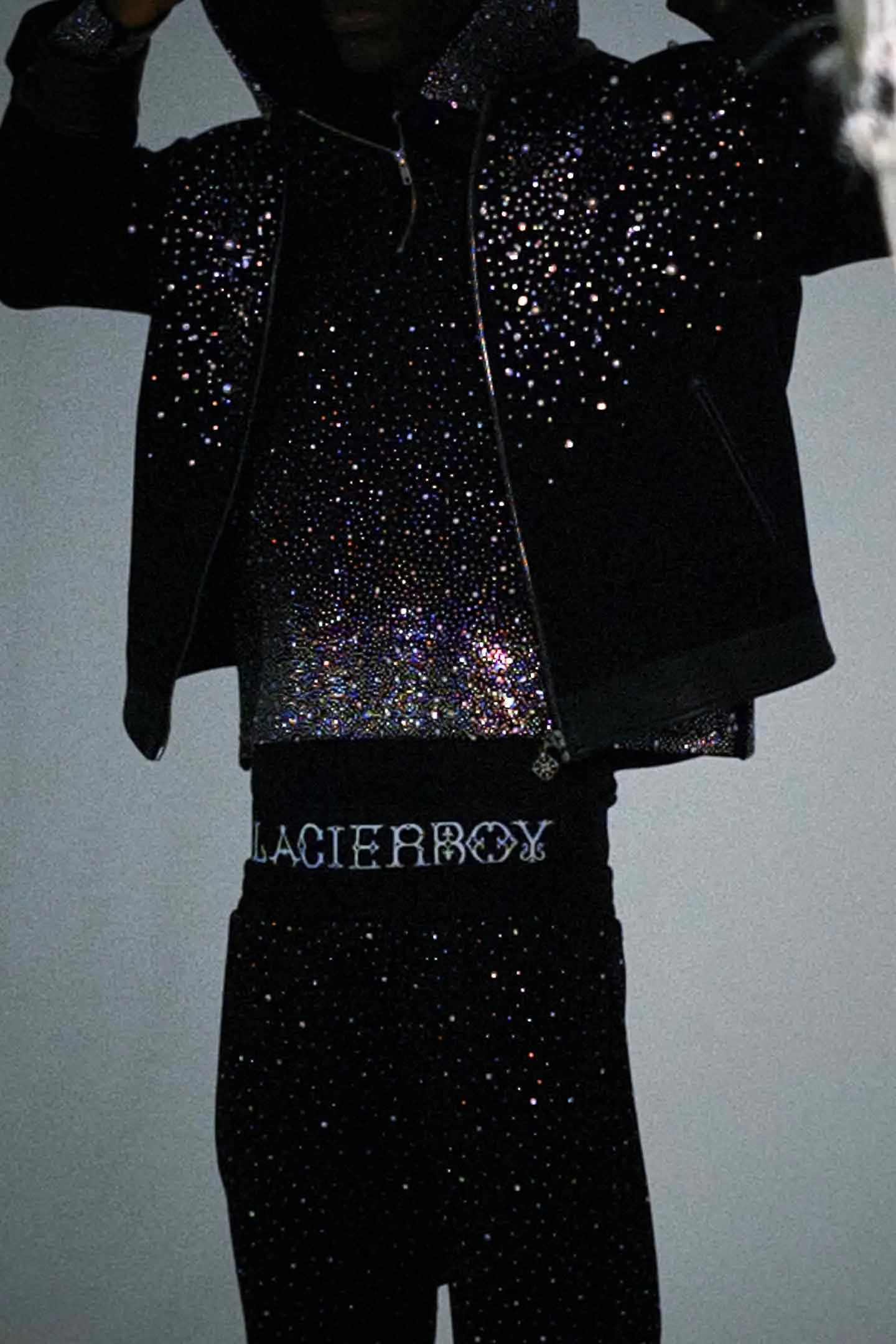 RAP STAR SERIES Gypsophila Diamond Hoodie